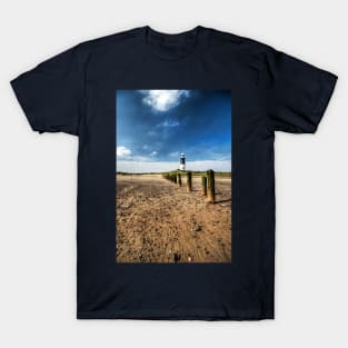 Spurn Point Lighthouse And Groynes T-Shirt